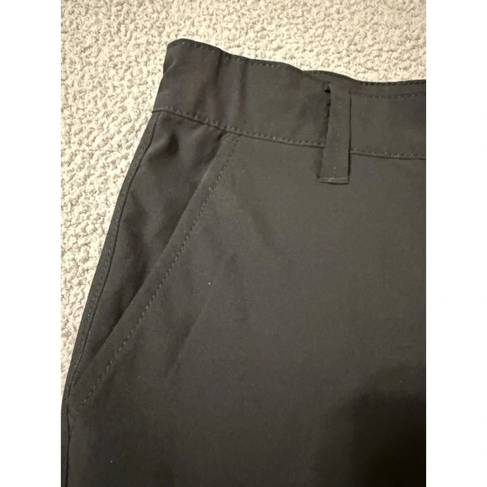 Quicksilver Black Youth Chino Athletic Classic Hybrid Shorts Size 18 New